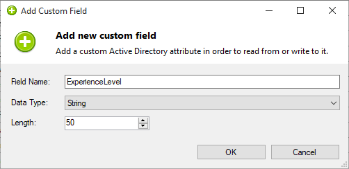 Add Active Directory custom field